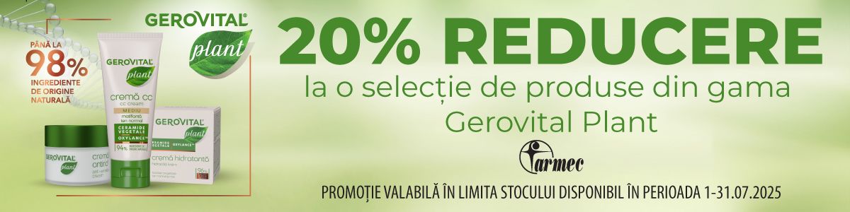 Gerovital Plant 20% Reducere Iulie