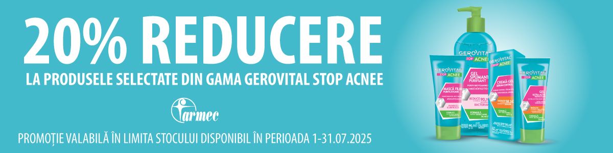 Gerovital Stop Acnee 20% Reducere Iulie