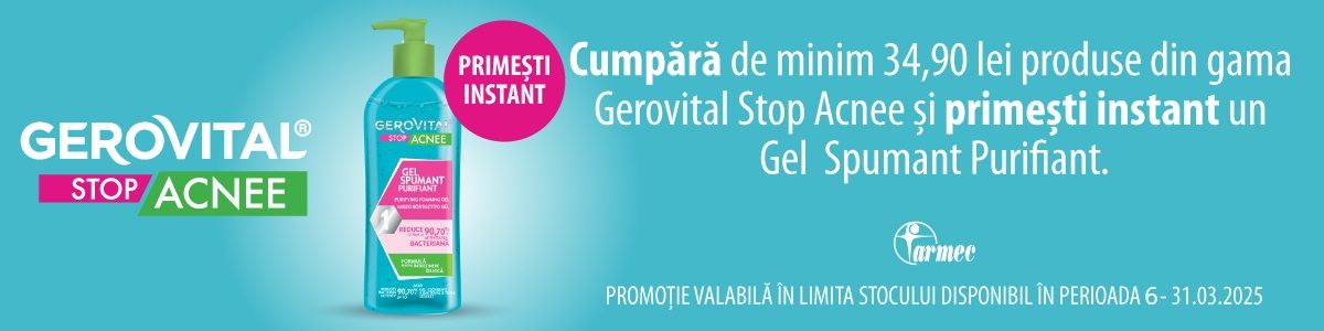 Gerovital Stop Acnee Produs Bonus Martie