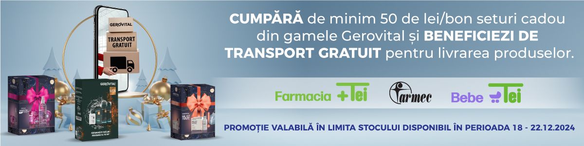 Gerovital Transport Gratuit Decembrie 