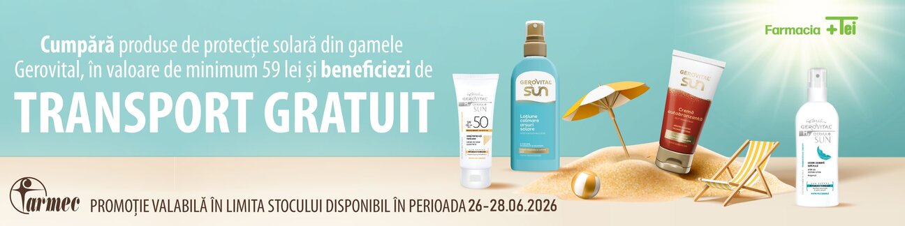 Gerovital Transport Gratuit Iunie