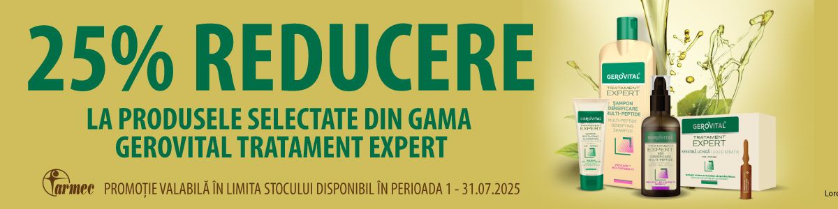 Gerovital Tratament Expert 25% Reducere Iulie