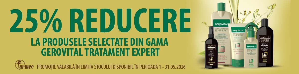 Gerovital Tratament Expert 25% Reducere Mai
