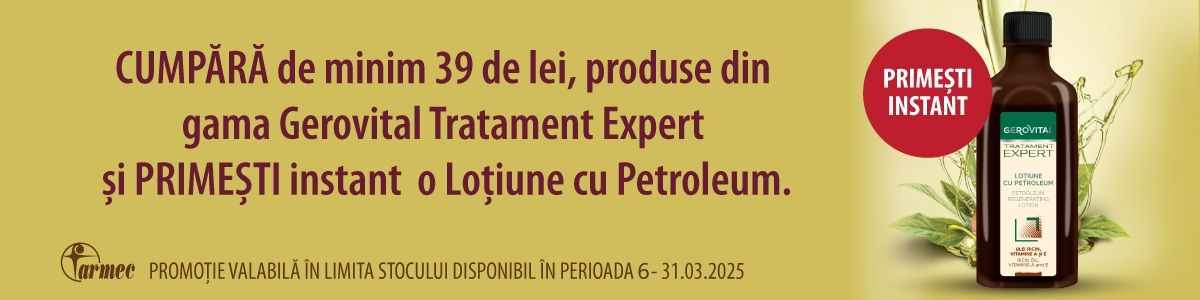 Gerovital Tratament Expert Produs Bonus Martie