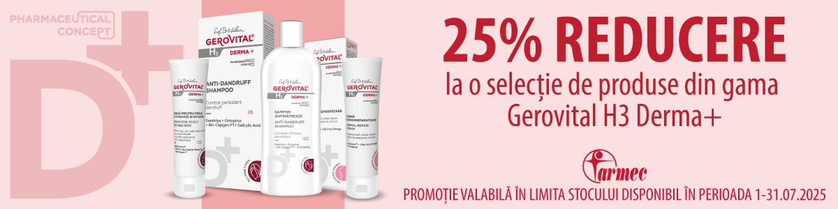 Gh3 Derma+ 25% Reducere Iulie
