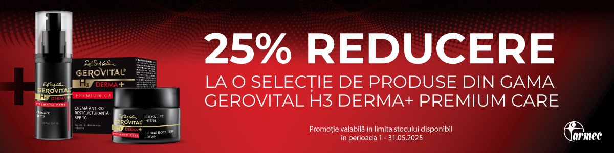 GH3 Derma+ Premium Care 25% Reducere Mai