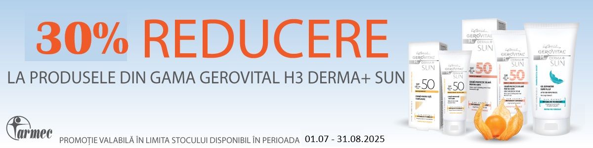 GH3 Derma Sun 30% Reducere Iulie-August