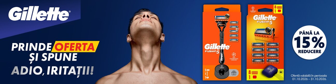 Gillette Pana la 15% Reducere Octombrie