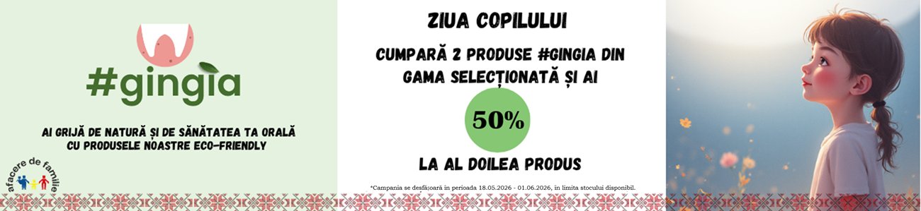 Gingia 1+50% Reducere La Al Doilea Ziua Copilului