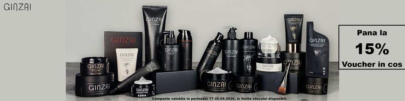Ginzai Pana la 15% Voucher in cos Septembrie