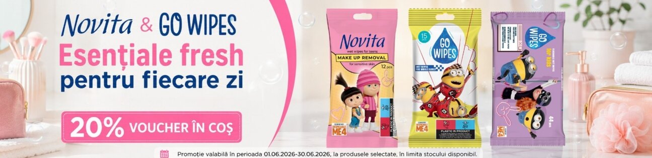 Go Wipes 20% Reducere Iunie
