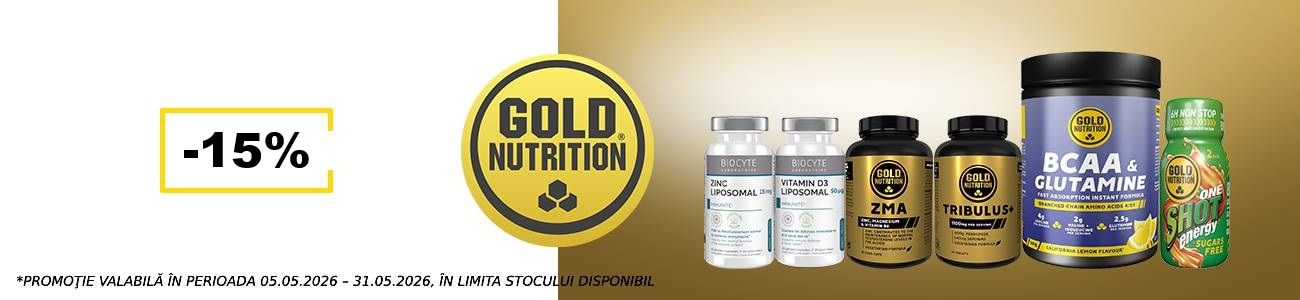 Gold Nutrition 15% Reducere Mai