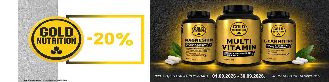 Gold Nutrition 20% Reducere Septembrie