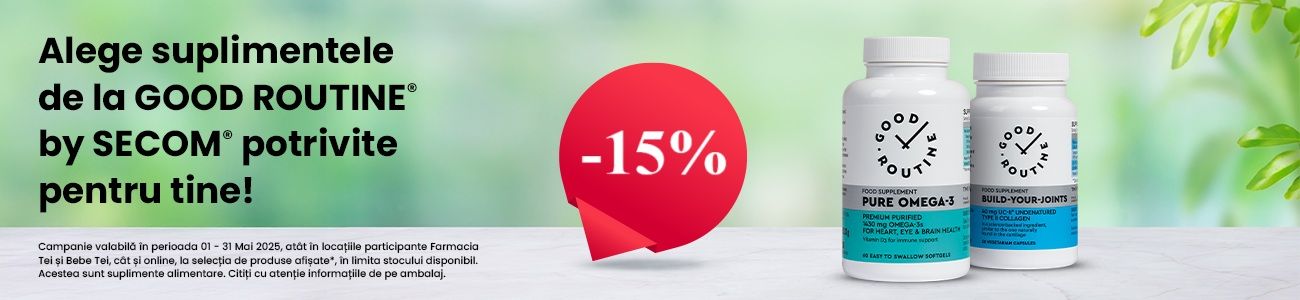 Good Routine 15% Reducere Mai