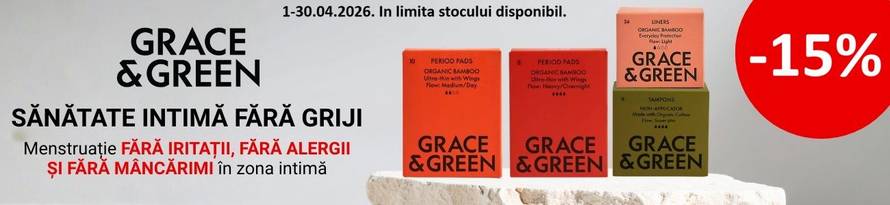 Grace and Green 15% Reducere Aprilie