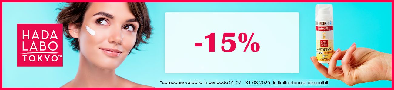 Hada Labo 15% Reducere Iulie-August
