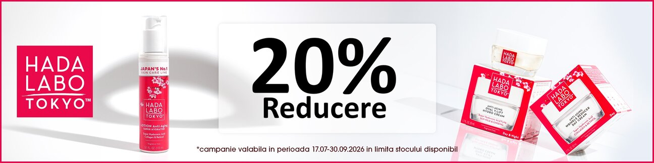 Hada Labo 20% Reducere Iulie-Septembrie