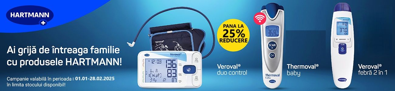 Hartmann Pana la 25% Reducere Ianuarie-Februarie