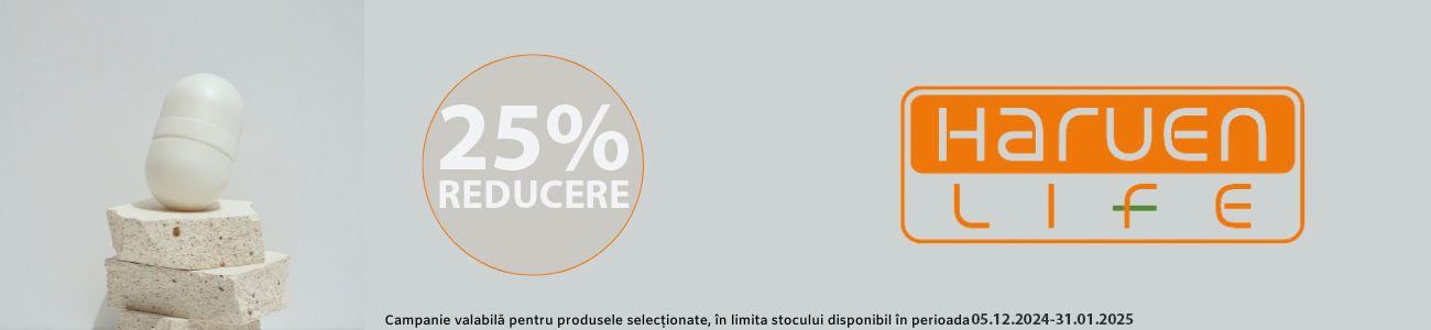 Haruen 25% Reducere Decembrie - Ianuarie 