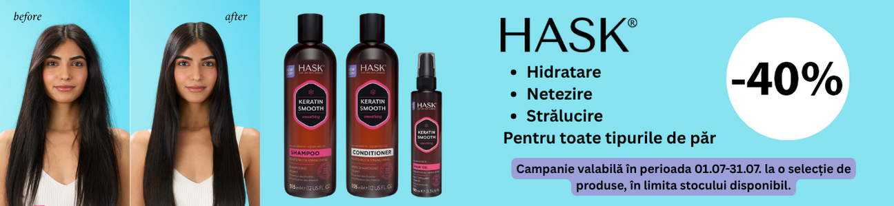 Hask 40% Voucher in cos Iulie