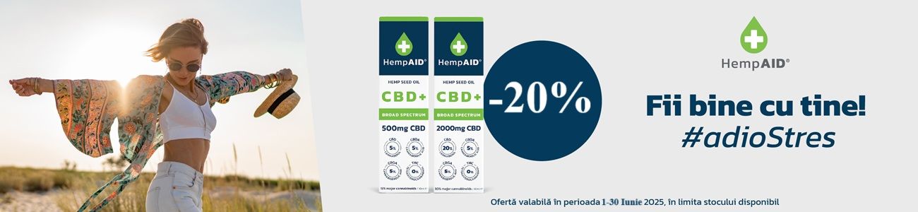 Hemp Aid 20% Reducere Iunie