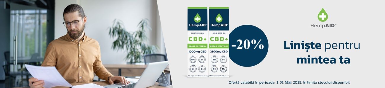 Hemp Aid 20% Reducere Mai