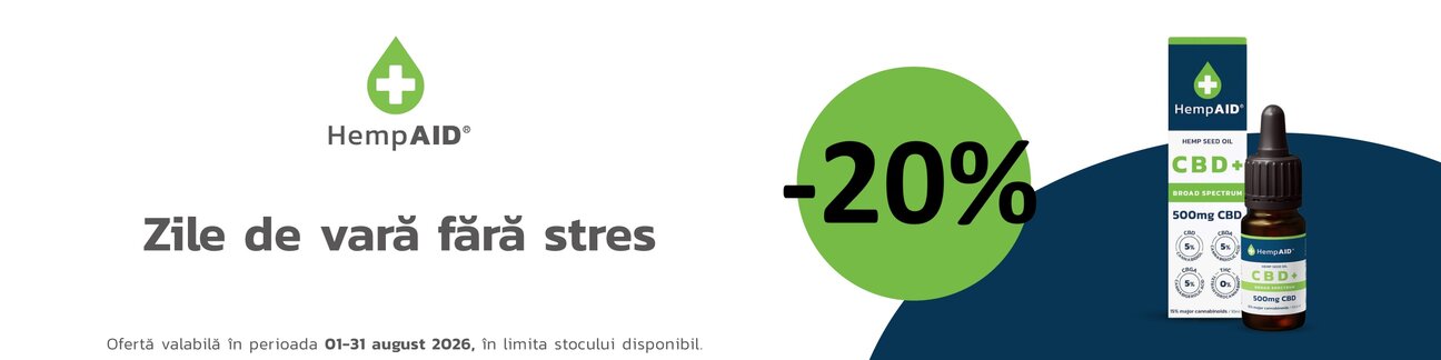 HempAid 20% Reducere August
