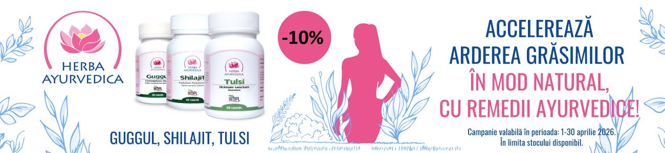 Herba Ayurvedica 10% Reducere Aprilie