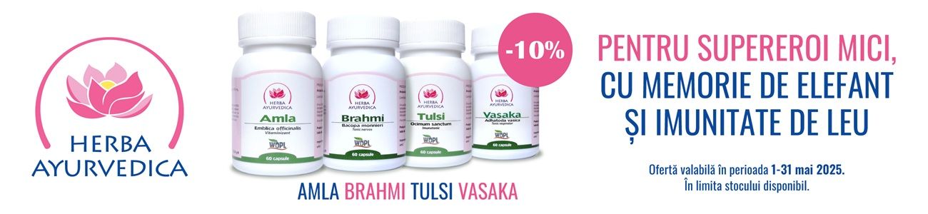 Herba Ayurvedica 10% Reducere Mai