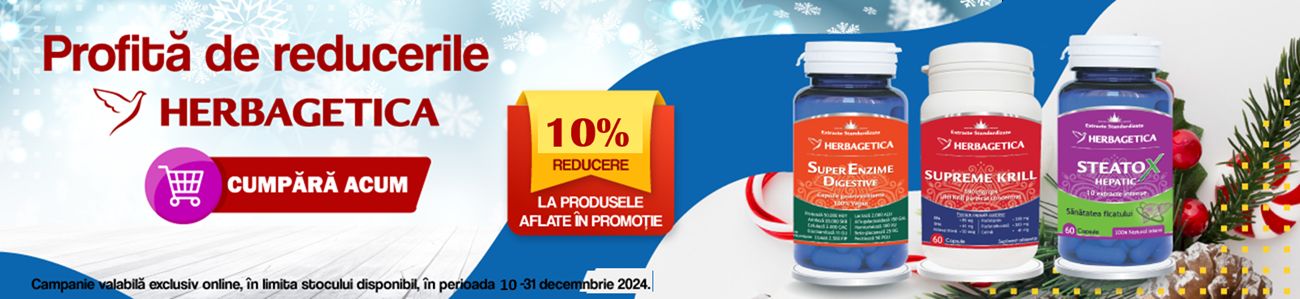 Herbagetica 10% Reducere Decembrie