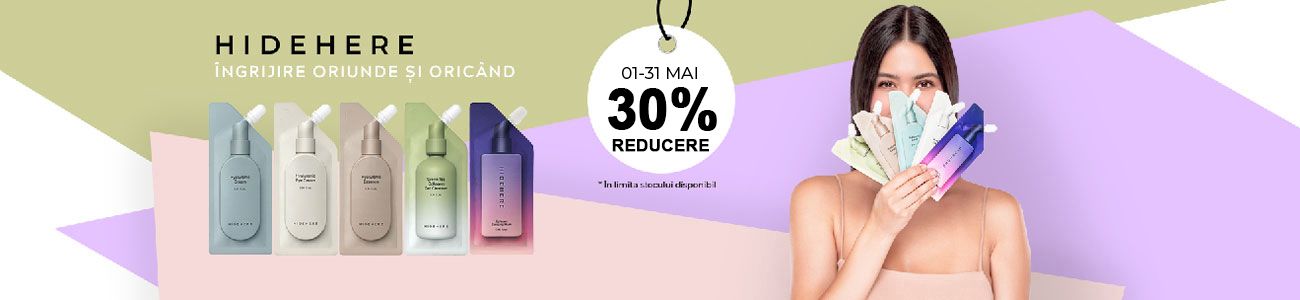 Hidehere 30% Reducere Mai
