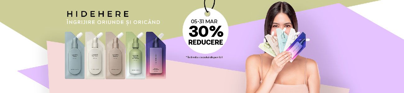 Hidehere 30% Reducere Martie