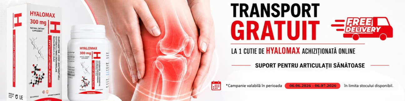Hyalomax Transport Gratuit Iunie-Iulie