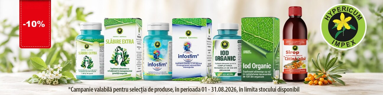 Hypericum 10% Reducere August