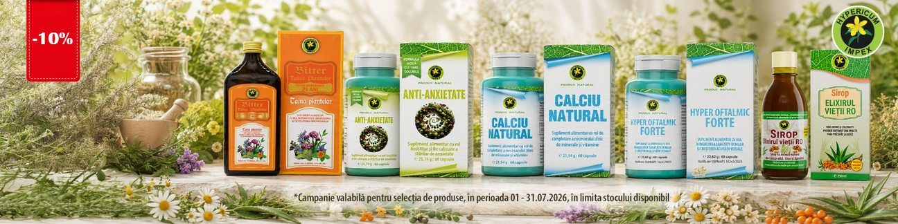 Hypericum 10% Reducere Iulie