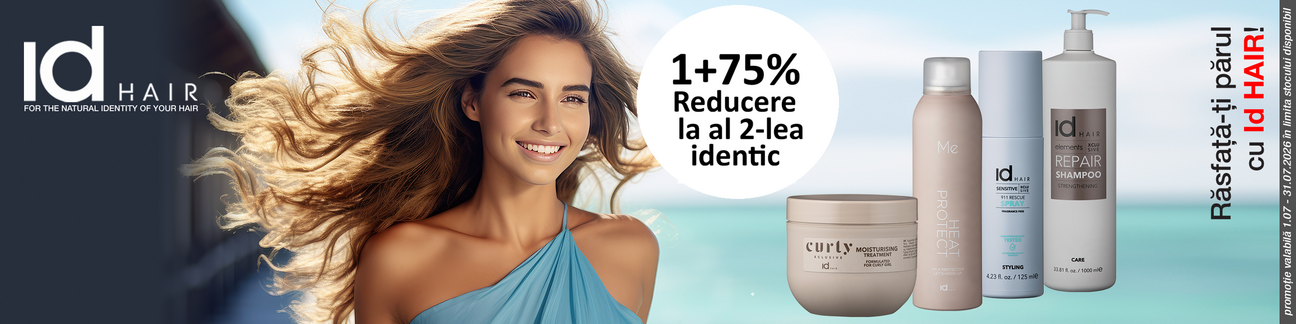 Id Hair 1+75% Reducere la al 2-lea identic Zorii Reducerilor