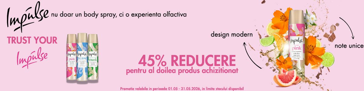Impulse 1+45% Reducere la al 2-lea Mai