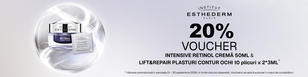 Institut Esthederm 20% Voucher in cos Septembrie