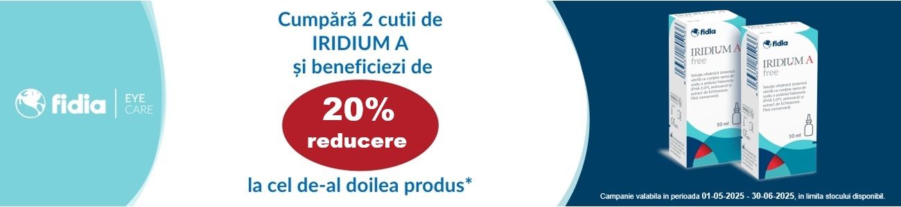 Iridium A Free 1+20% Reducere la al doilea Mai-Iunie