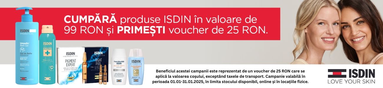 Isdin 25 Lei Voucher Ianuarie