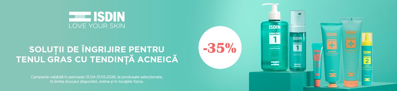 Isdin Acniben 35% Reducere Aprilie-Mai 