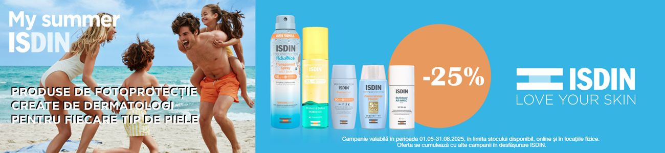 Isdin Solare 25% Reducere Mai 