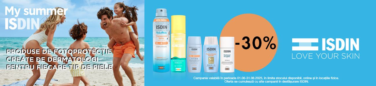 Isdin Solare 30% Reducere Iunie Inf