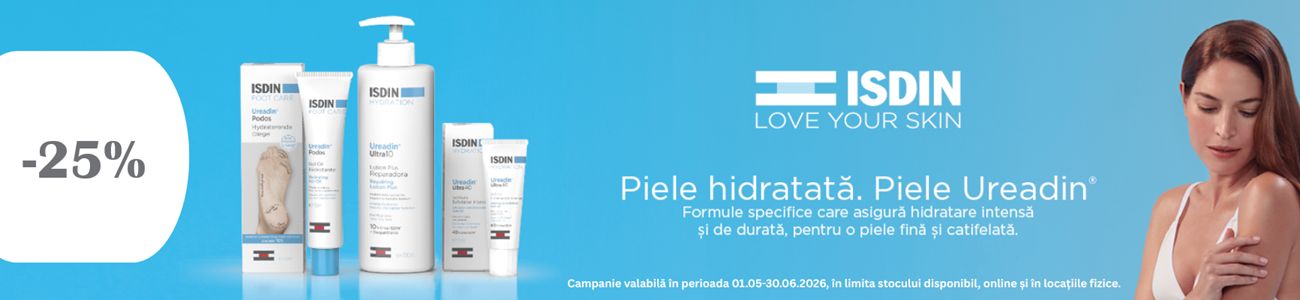 Isdin Ureadin 25% Reducere Mai-Iunie