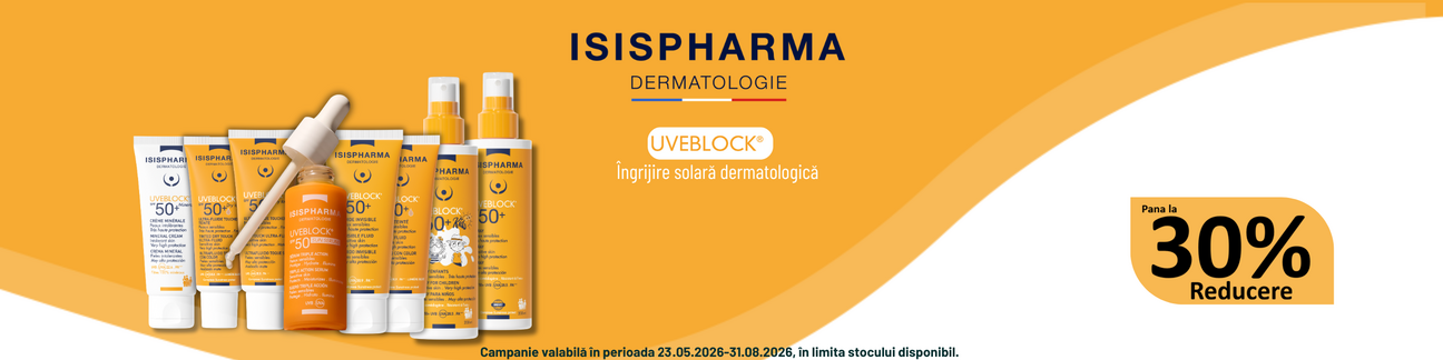 Isis Pharma Uveblock Pana la 30% Reducere Mai-August