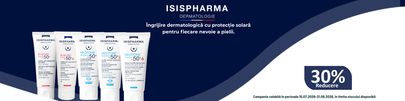 Isispharma 30% Reducere Iulie-August