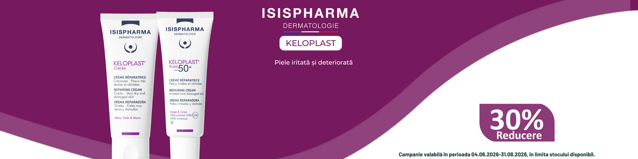 Isispharma Keloplast 30% Reducere Iunie-Agust
