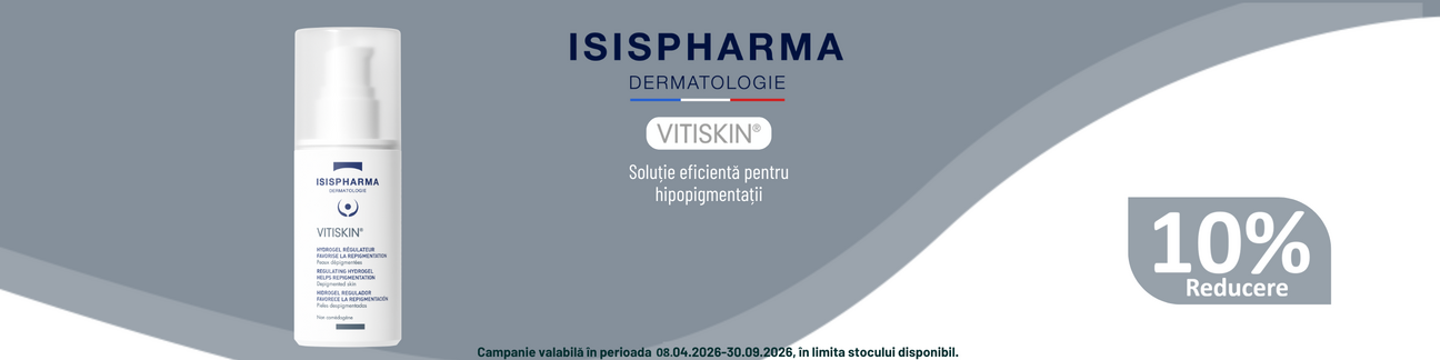 Isispharma Vitiskin 10% Reducere Aprilie-Septembrie