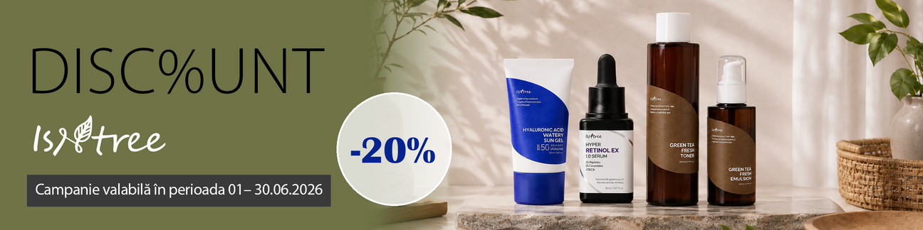 Isntree 20% Reducere Iunie