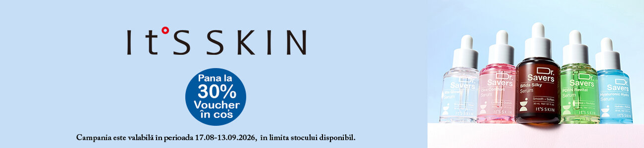 IT'S SKIN Pana la 30% Voucher in cos Back to School